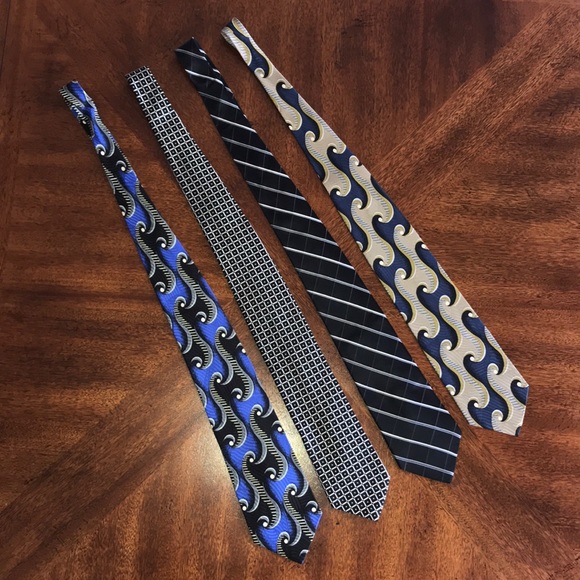 Bundle of 4 (four) Classic Silk Ties - Picture 1 of 7